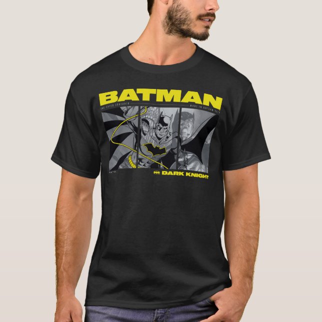 Batman Comic Tri-Panel Graphic T-Shirt (Vorderseite)