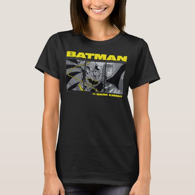Batman Comic Tri-Panel Graphic T-Shirt (Vorderseite)