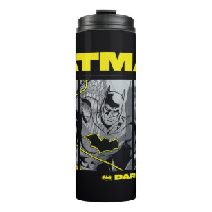 Batman Comic Tri-Panel Graphic Thermosbecher