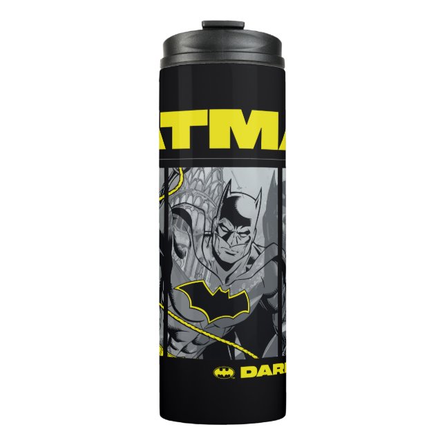 Batman Comic Tri-Panel Graphic Thermosbecher (Vorderseite)