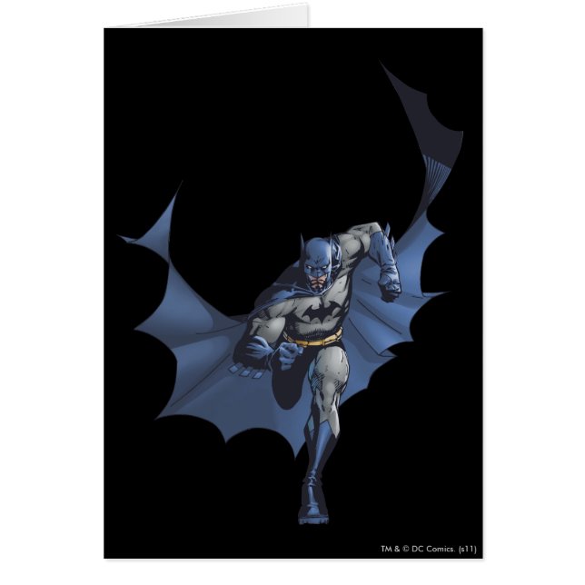 Batman court avec une cape volante (Devant)