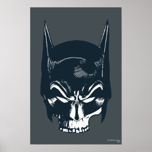 Batman Cowl/Skull-Symbol Poster