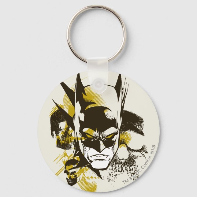Batman Cowl und Skulls Schlüsselanhänger (Vorderseite)