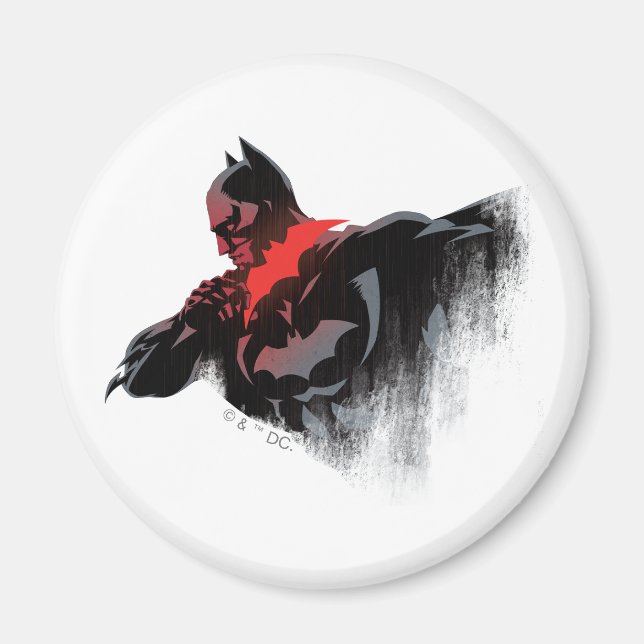 Batman Crimson Batarang Magnet (Vorne)