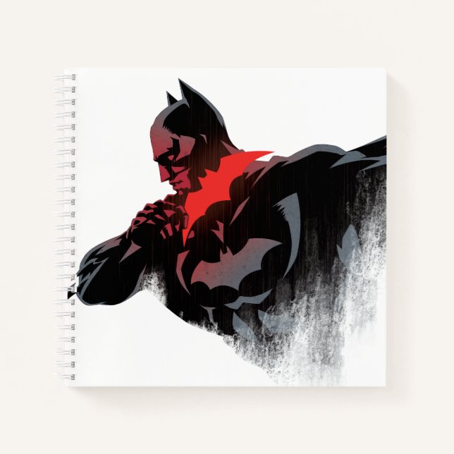 Batman Crimson Batarang Notizbuch (Vorderseite)