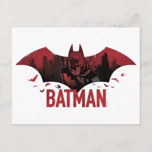 Batman Crimson Gotham Icon Postkarte