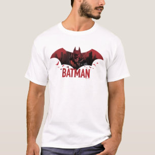 Batman Crimson Gotham Icon T-Shirt