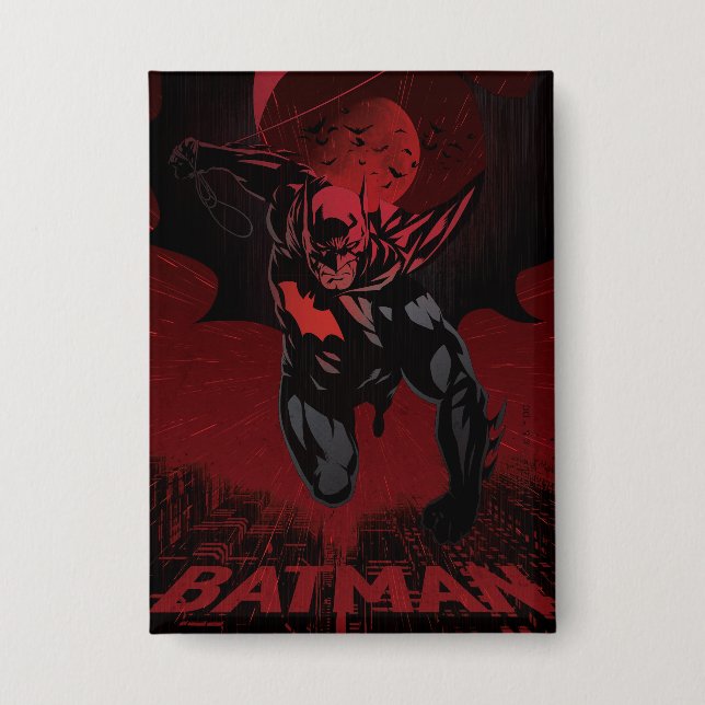Batman Crimson Leap Button (Vorderseite)