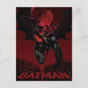 Batman Crimson Leap Postkarte