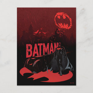 Batman Crimson Rain Postkarte