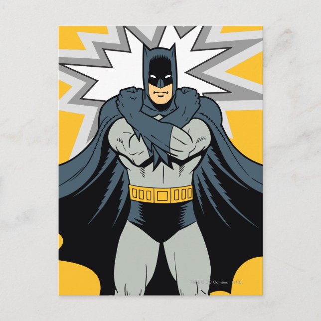 Batman Cross Arms Postkarte (Vorderseite)