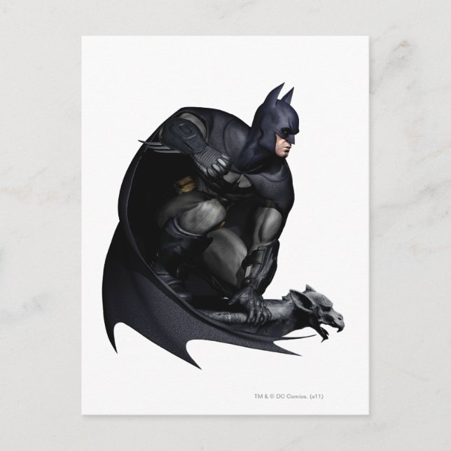 Batman Crouching Postkarte (Vorderseite)