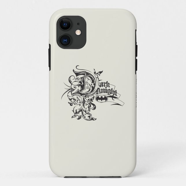 Batman Dark Knight | Verziertes Logo Case-Mate iPhone Hülle (Rückseite)