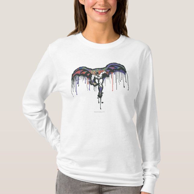 Batman Dash Gemalt T-Shirt (Vorderseite)