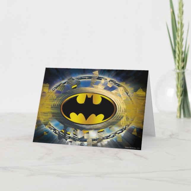 Batman Decorated Logo Karte (Vorderseite)