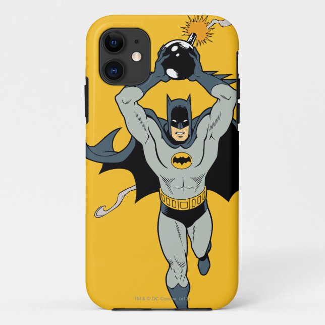 Batman, der mit Bombe läuft Case-Mate iPhone Hülle (Rückseite)