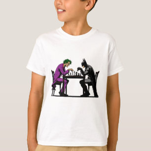 Batman et Joker Jouer T-Shirt aux échecs
