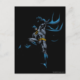 Batman fällt ab postkarte