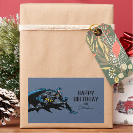 Batman Fists | Happy Birthday Rechteckiger Aufkleber