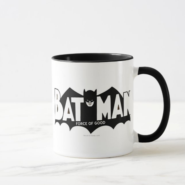 Batman | Force of Good 60er Logo Tasse (Rechts)