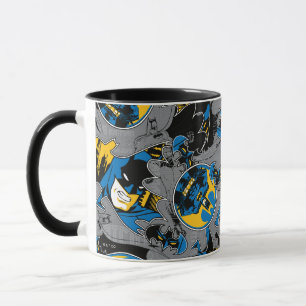 Batman Full Throttle Wurf Muster Tasse