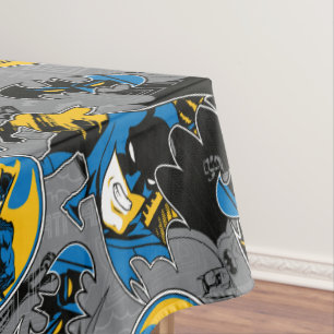 Batman Full Throttle Wurf Muster Tischdecke