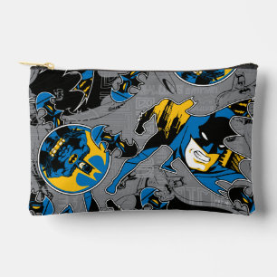 Batman Full Throttle Wurf Muster Zubehörtasche