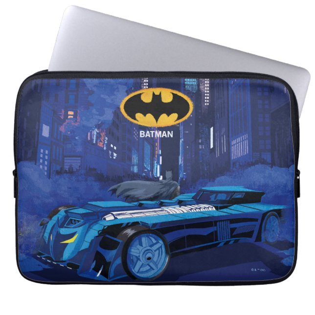 Batman Gotham City Night Patrol Laptopschutzhülle (Vorderseite)