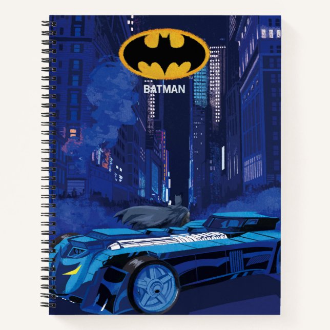 Batman Gotham City Night Patrol Notizbuch (Vorderseite)