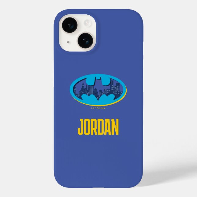 Batman | Gotham City Symbol Case-Mate iPhone 14 Hülle (Rückseite)