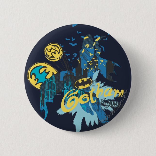 Batman Gotham Guardian Notebook Sketch Button (Vorderseite)