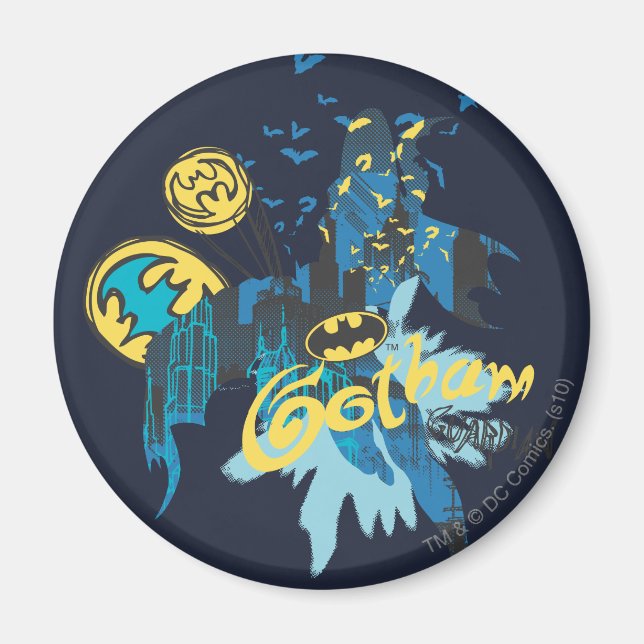 Batman Gotham Guardian Notebook Sketch Magnet (Vorne)