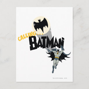 Batman-Grafik aufrufen Postkarte