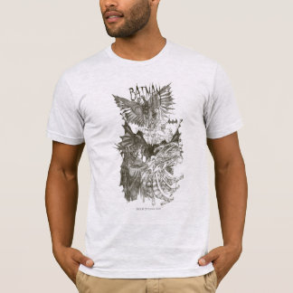 Batman Graphic Novel Pencil Sketch T-Shirt
