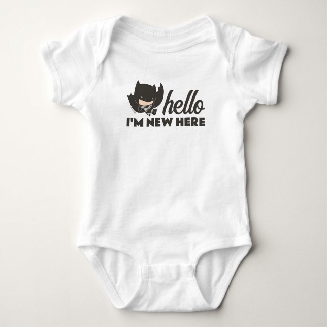 Batman | Hallo, ich bin neu hier - Neues Baby Strampler (Vorderseite)