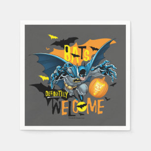 Batman Halloween-Inspiriertes Logo Serviette