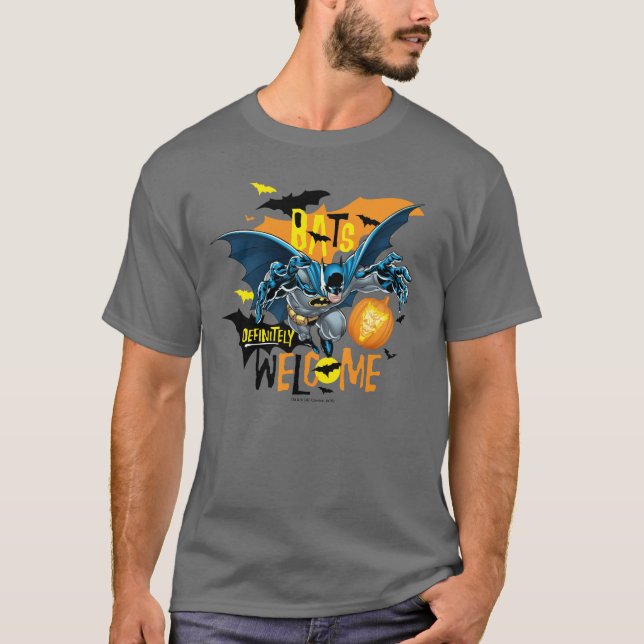 Batman | Halloween-Inspiriertes Logo T-Shirt (Vorderseite)