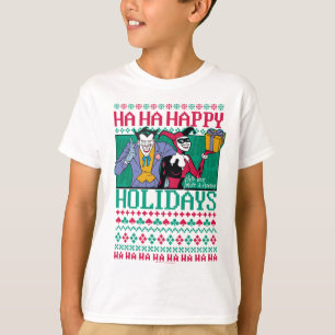Batman Happy Holidays Joker & Harley Quinn T-Shirt