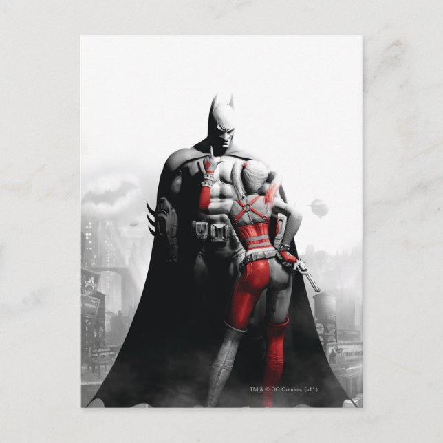Batman & Harley Postkarte (Vorderseite)