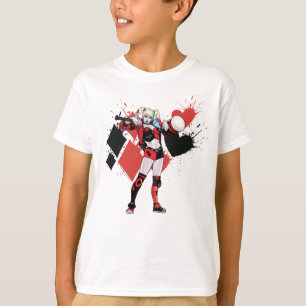 Batman   Harley Quinn Hearts & Diamonds Spritzer T-Shirt