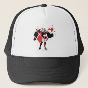 Batman Harley Quinn Hearts & Diamonds Spritzer Truckerkappe