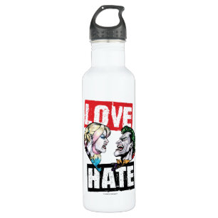 Batman   Harley Quinn u. Joker-Liebe/Hass Trinkflasche