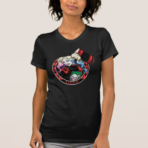 Batman   Harley Quinn Winking mit Mallet T-Shirt