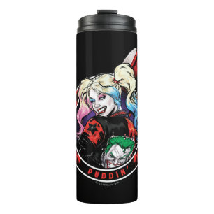Batman   Harley Quinn Winking mit Mallet Thermosbecher