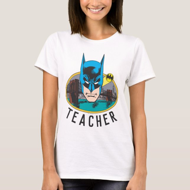 Batman Head Teacher T-Shirt (Vorderseite)