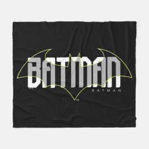 Batman Hi-Tech Name Graphic Fleecedecke