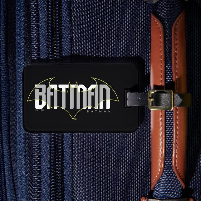 Batman Hi-Tech Name Graphic Gepäckanhänger (Vorderseite Insitu 4)
