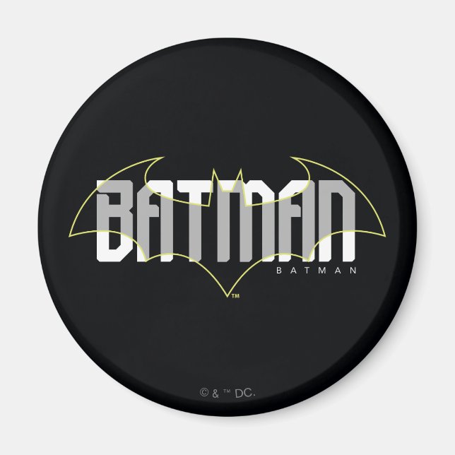 Batman Hi-Tech Name Graphic Magnet (Vorne)