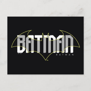 Batman Hi-Tech Name Graphic Postkarte