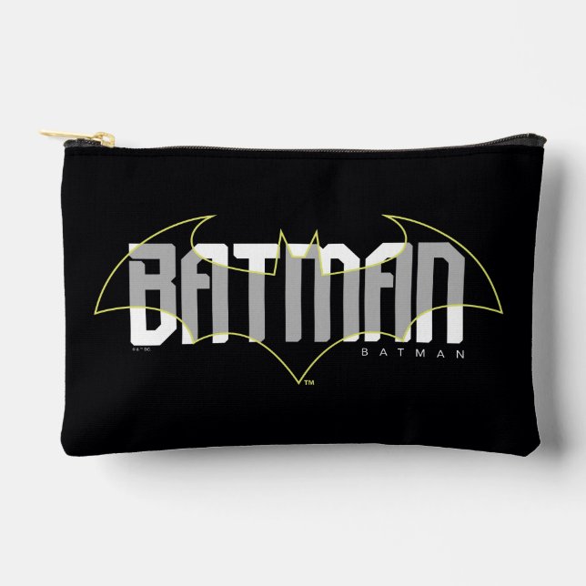 Batman Hi-Tech Name Graphic Zubehörtasche (Vorderseite)